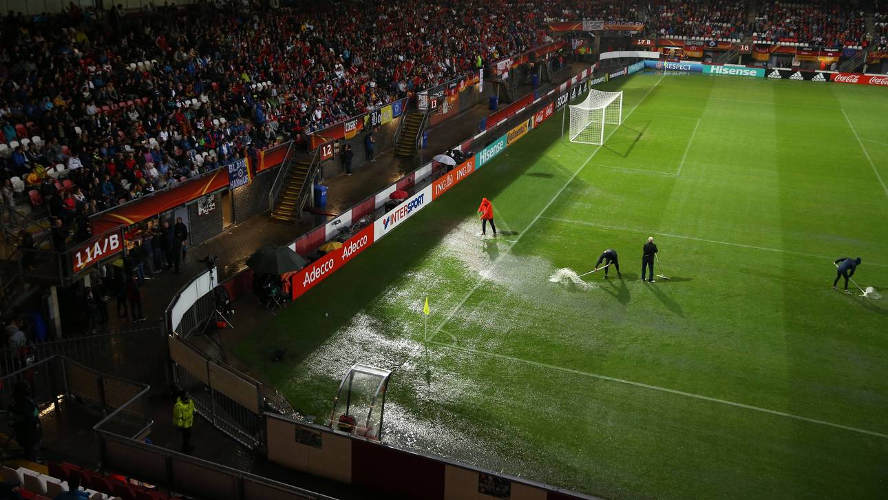 DFB-Viertelfinale fällt ins Wasser