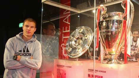 Holger Badstuber Visits The FC Bayern Erlebniswelt
