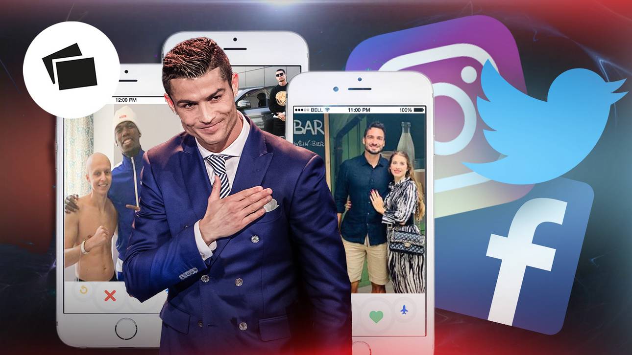 Fußballer und Social Media