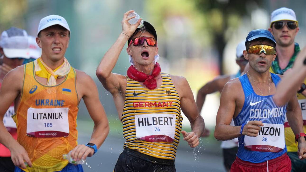 Jonathan Hilbert bei den Olympischen Spielen von Tokio. 