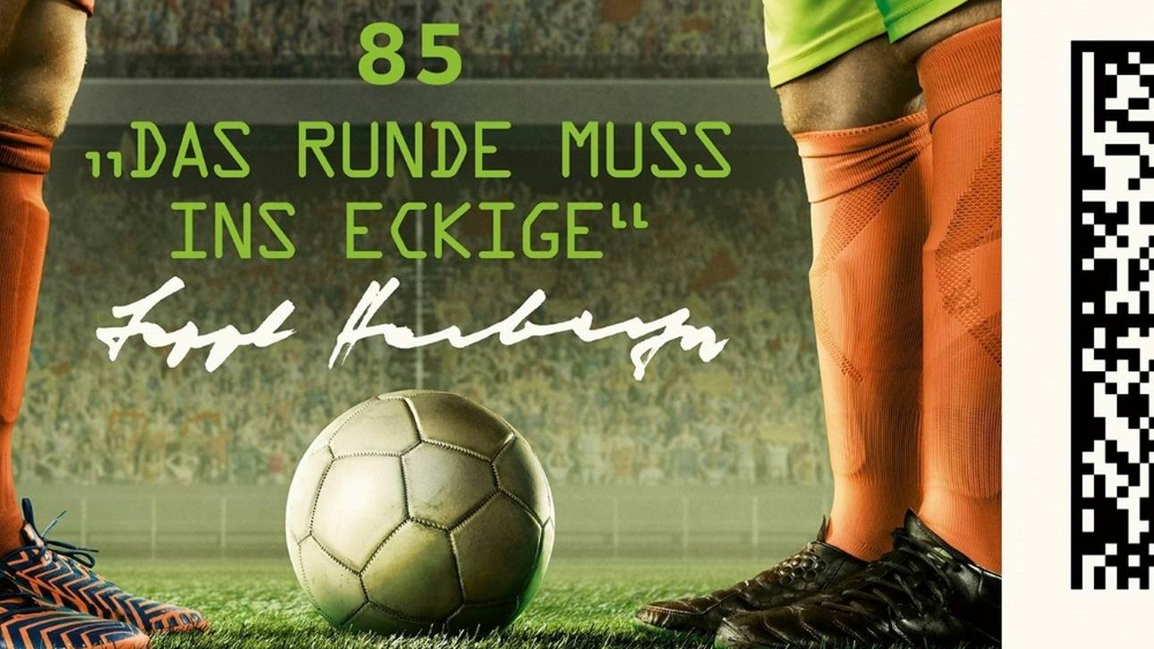 Sonderbriefmarke zum 125. Geburtstag von Herberger