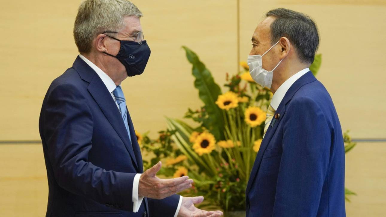 Gespräch mit Bach: Japans Premier Suga nimmt IOC in die Pflicht
