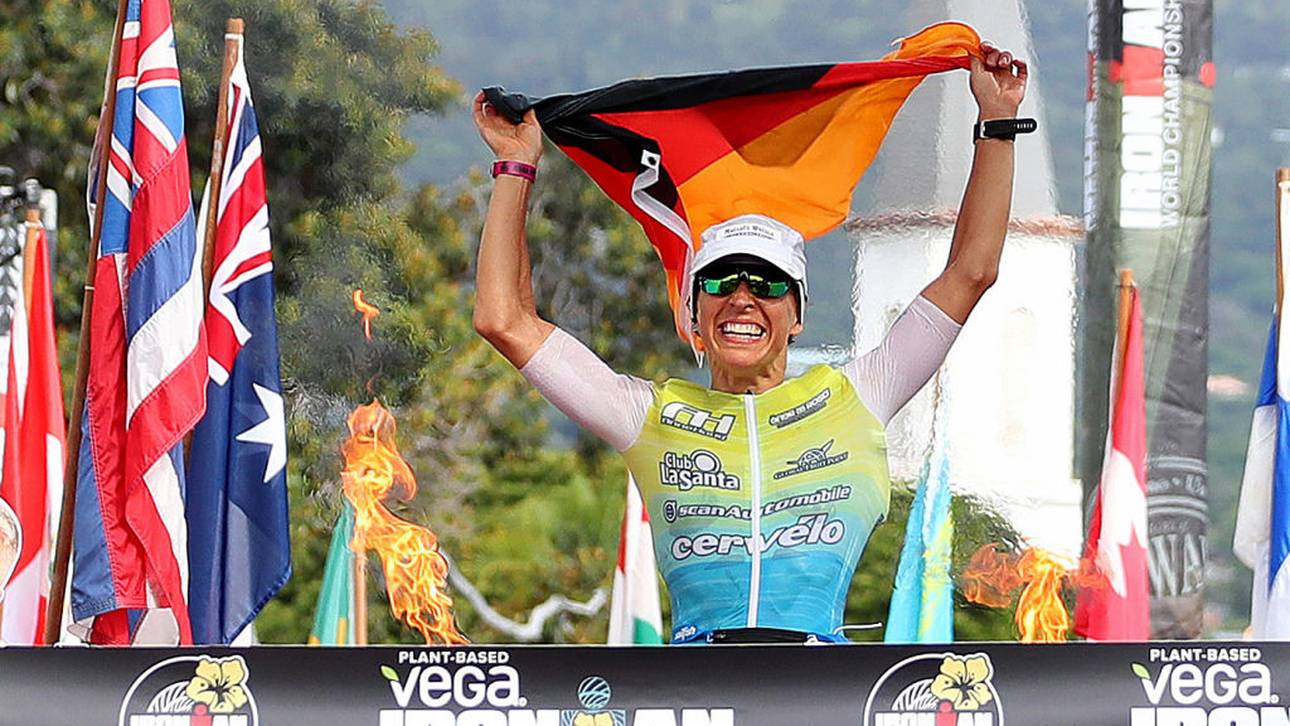 Anne Haug gewann nach einer phänomenalen Aufholjagd erstmals den Ironman auf Hawaii