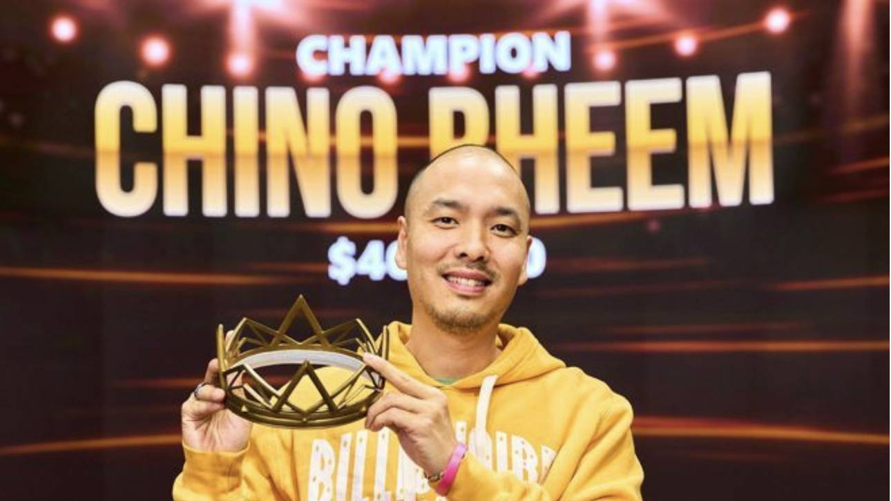 Nüchtern zum Sieg: Geläuterter Chino Rheem wird Heads-Up Champion