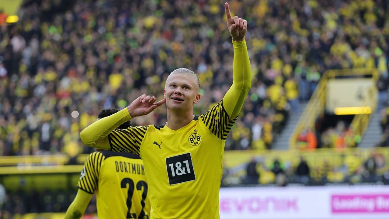 Mit Torschütze Haaland: Heim-Supermacht BVB an der Spitze