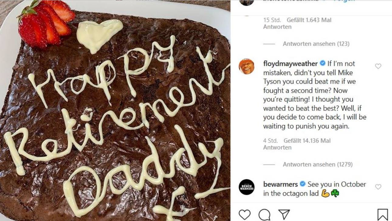 Floyd Mayweather provozierte Conor McGregor