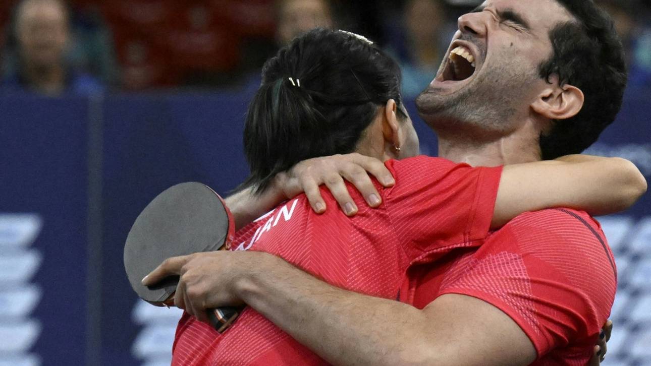 Tischtennis: Mixed-Gold an Frankreich