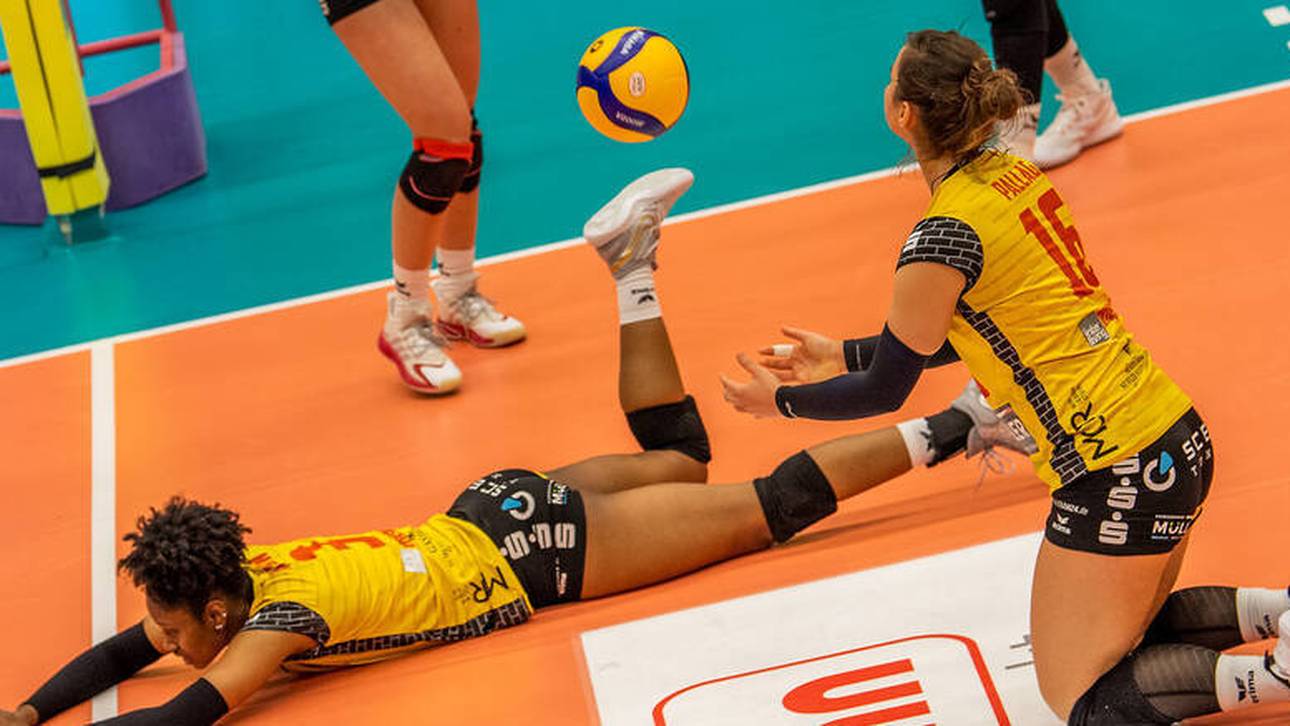 Volleyball: Derby-Action auf SPORT1