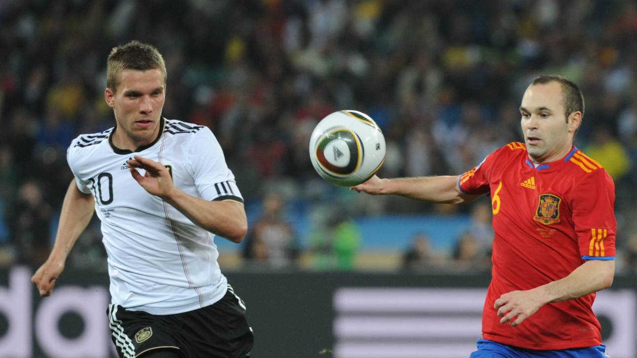 Podolski: Iniesta ein geiler Spieler