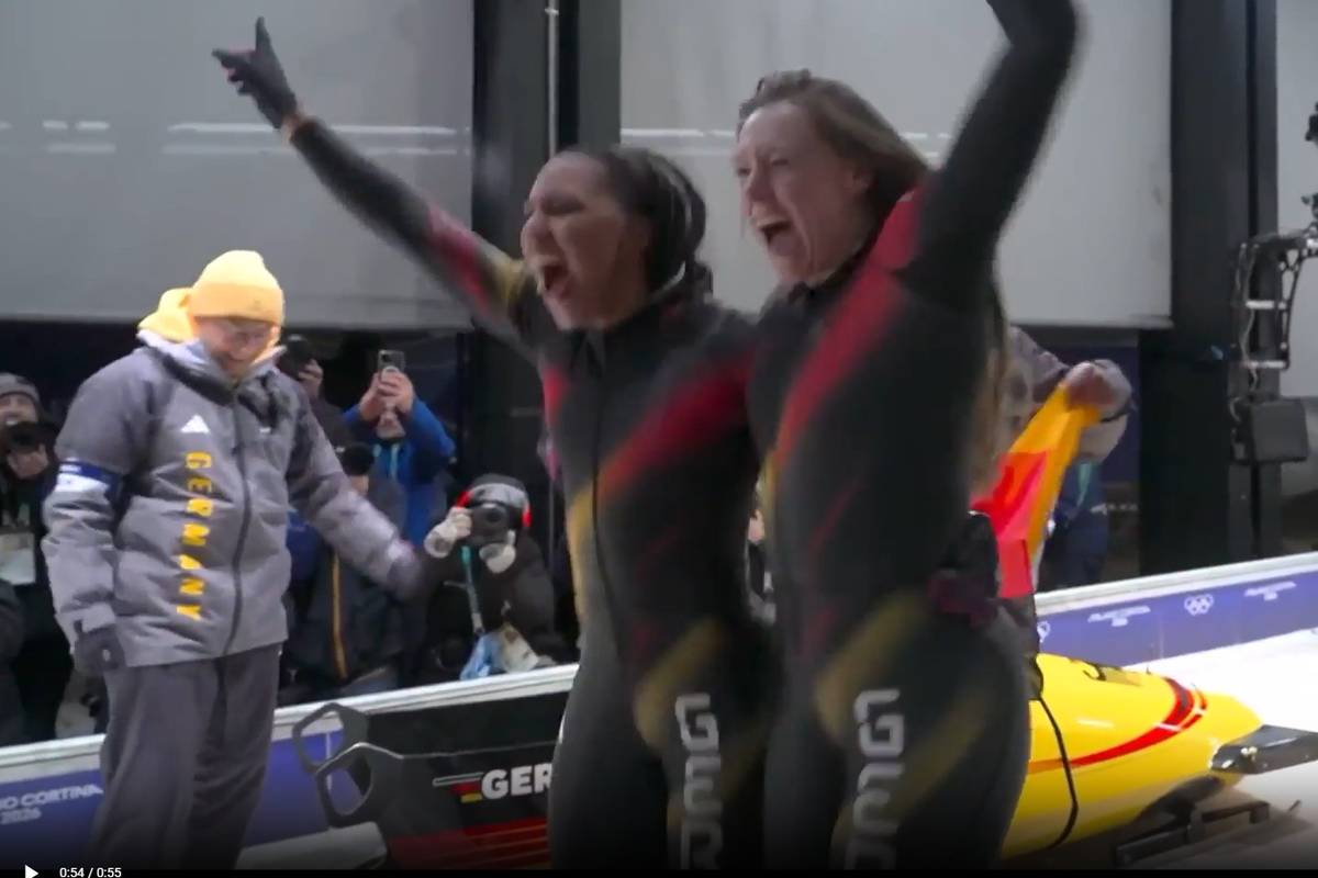 Völlige Ekstase im Ziel! Deutscher Doppel-Coup