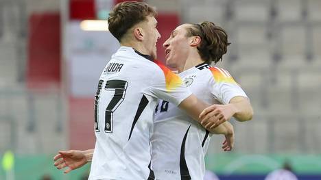 Gruda und Reitz im Trikot der deutschen U21