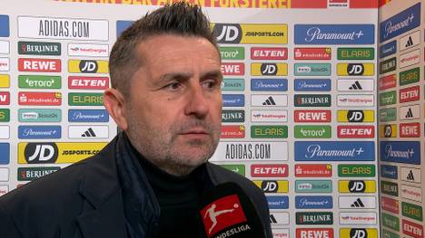 Union Berlins Trainer Nenad Bjelica sieht trotz des 1:5 gegen den FC Bayern eine ordentliche erste Hälfte seines Teams.
