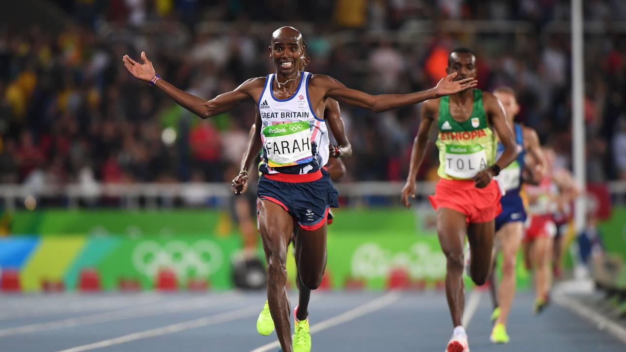 Farah holt trotz Sturz erneut Gold