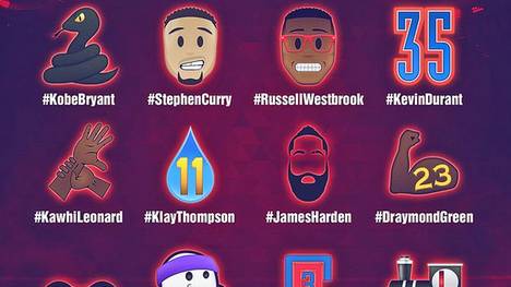 Jeder All-Star erhält sein eigenes Emoji auf Twitter
