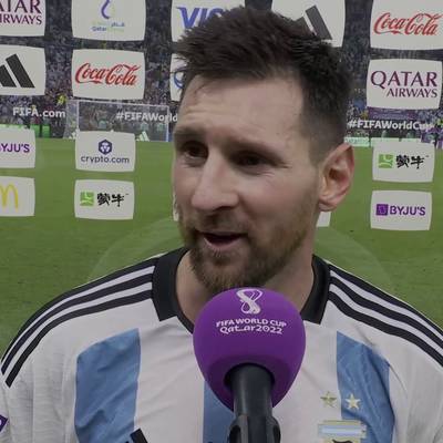 Messi: "Bis eine Minute vorm Spiel hat es wehgetan" 