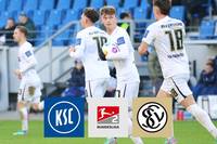 Durch ein 3:2 holte sich der Karlsruher SC in der Partie gegen SV 07 Elversberg drei Punkte. In einem Spiel zweier formal gleich starker Gegner machte am Ende lediglich ein Tor den Unterschied aus.