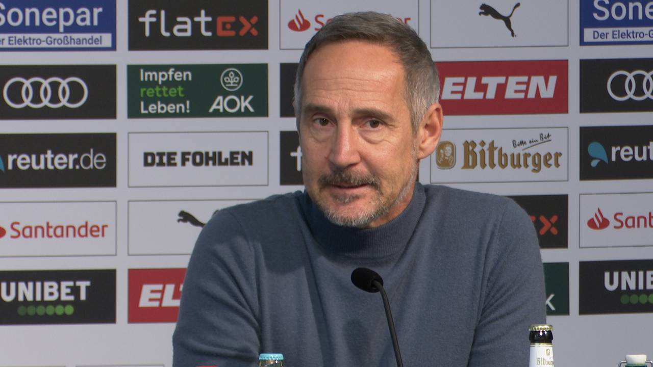 Borussia Mönchengladbach: Adi Hütter nennt Ansatzpunkte für eine Aufholjagd