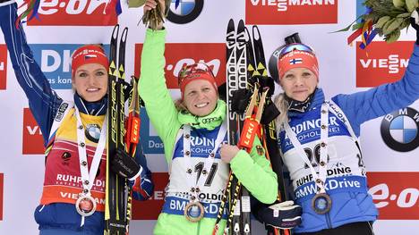 Franziska Hildebrand feierte ihren zweiten Weltcup-Sieg
