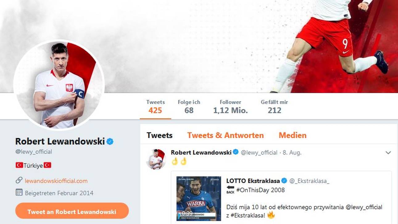 Robert Lewandowski wurde Opfer eines Hacker-Angriffs