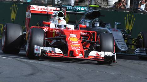 Sebastian Vettel beweist in Melbourne, dass mit Ferrari zu rechnen ist