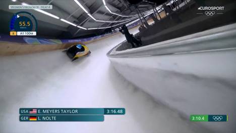 Laura Nolte gewinnt Silber im Monobob. Für die 27-Jährige ist es bereits die zweite Olympia-Medaille.