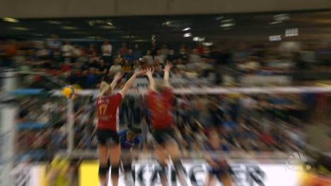 Potsdam holt sich in 5 Sätzen den ersten Sieg in der Finalserie der Volleyball Bundesliga. Hier seht ihr die Top Angriffe des ersten Spiels