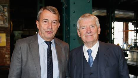 Otto Schily (r.) zusammen mit DFB-Präsident Wolfgang Niersbach