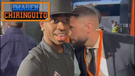 Real Madrids Vinicius Jr. musste sich bei der 0:1-Pleite im Mestalla-Stadion bei Valencia rassistische Beleidigungen anhören. Nach der Partie geriet der Brasilianer mit einem Reporter aneinander.