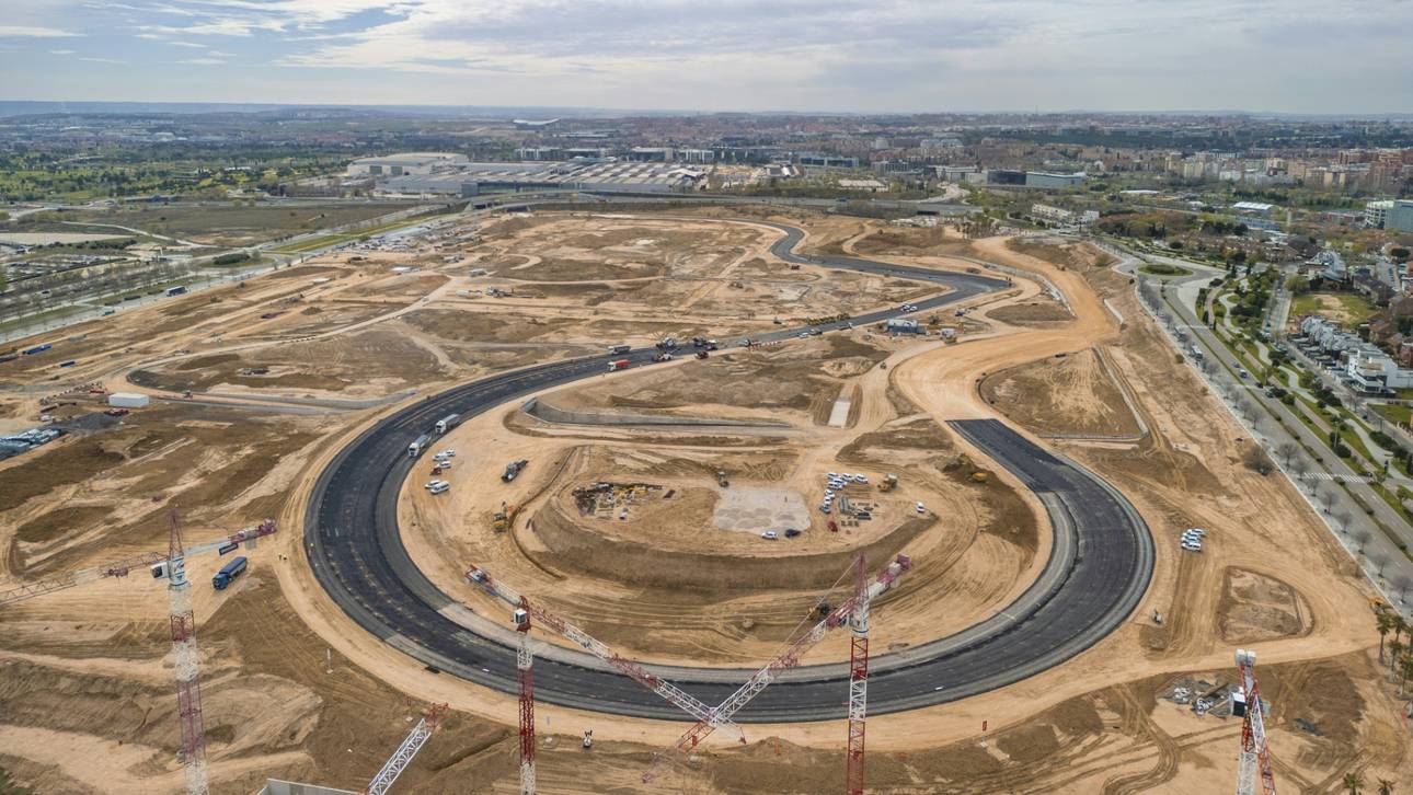 Madrids Mega-Kurve der Formel 1