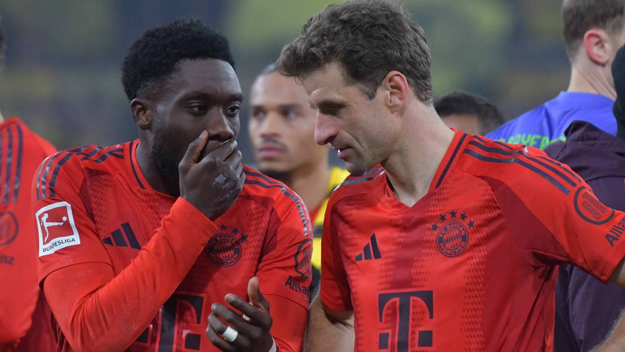 Alphonso Davies im Gespräch mit Thomas Müller