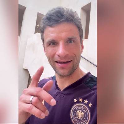 Kurz vorm Abschlusstraining! Müller-Botschaft auf Instagram