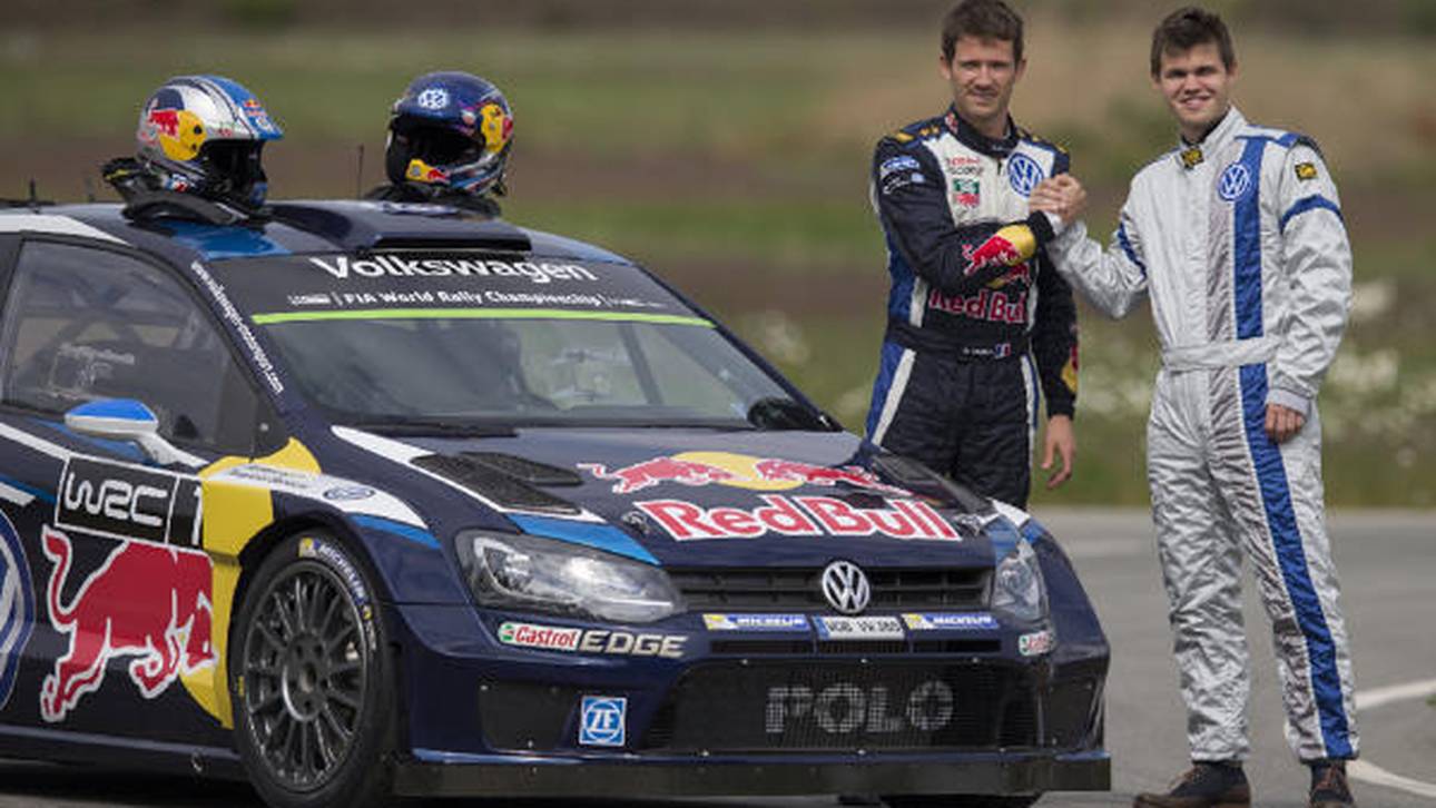 Schach-Champion Beifahrer bei Ogier