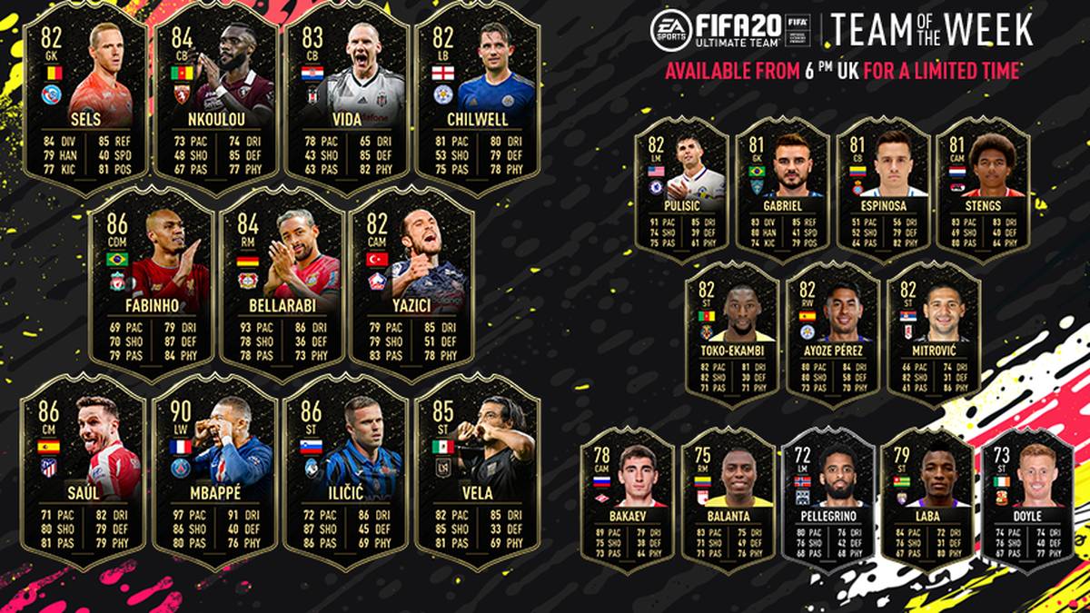 Abschließend noch einmal das Team of the Week aus Woche 7 in der kompletten Übersicht.