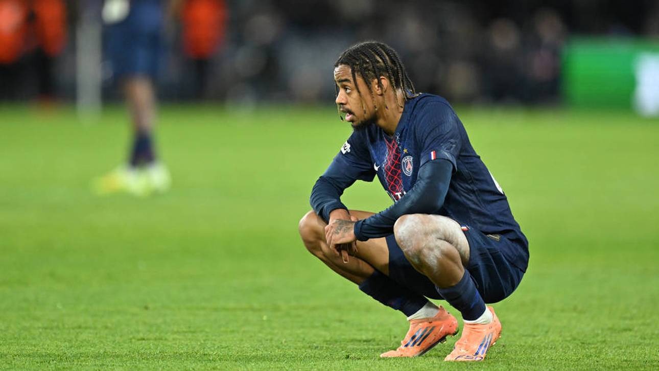 Bradley Barcola verliert mit PSG gegen den FC Bayern in der Champions League