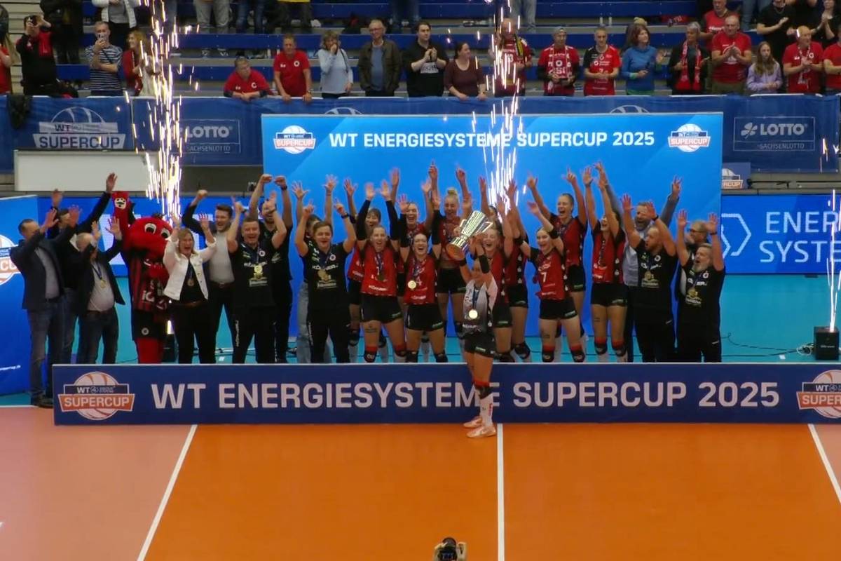 Volleyball: Dresdner SC gewinnt Supercup! Top-Talent begeistert