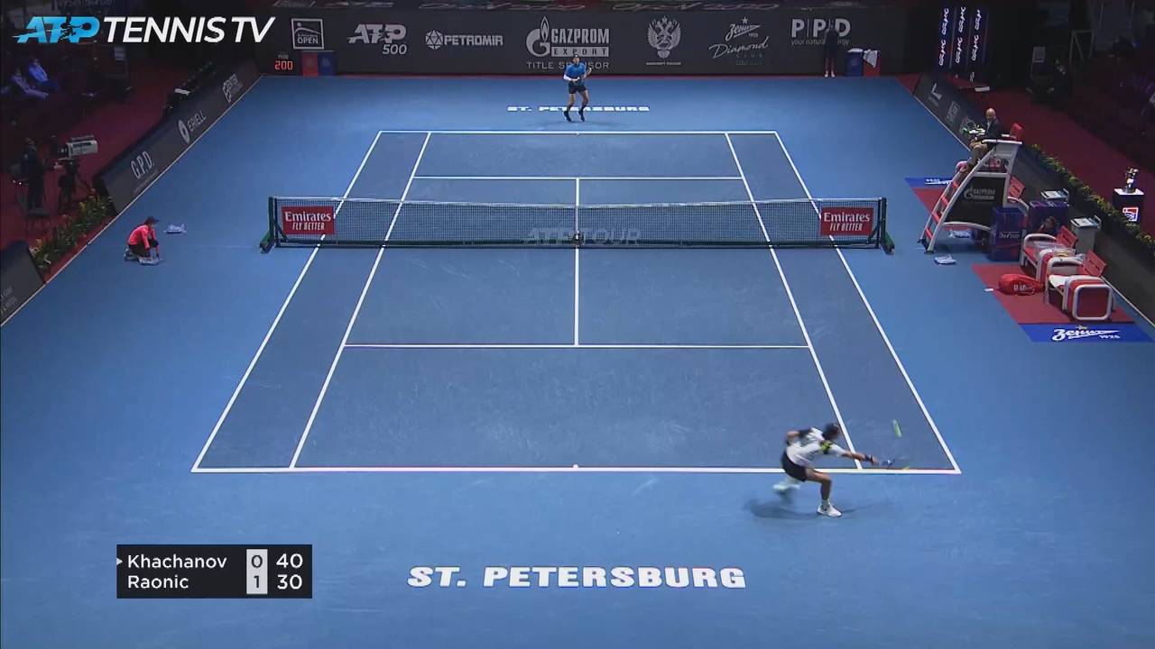 ATP St. Petersburg: So dominiert Milos Raonic Lokalmatador Karen Khachanov