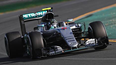 Nico Rosberg setzte sich in Melbourne durch