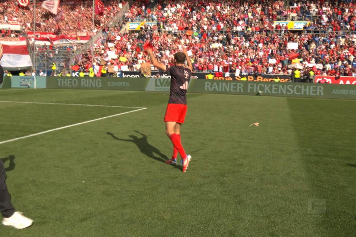 Das Ende einer Ära: Thomas Müller absolviert in Sinsheim sein letztes Bundesliga-Spiel für den FC Bayern. Der Abgang vor den eigenen Fans ist speziell - und wird in vollen Zügen ausgekostet.