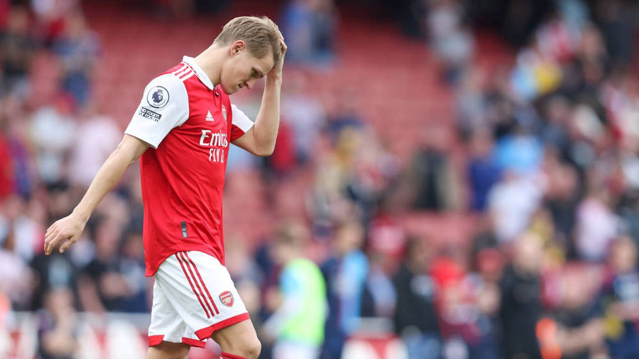 Odegaard am Boden zerstört