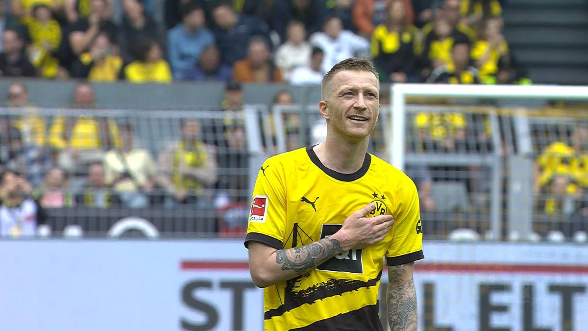 Marco Reus befindet sich bei Borussia Dortmund auf Abschiedstournee. Gegen den FC Augsburg glänzt der 34-Jährige und sorgt für einen Gänsehaut-Moment bei seiner Auswechslung.