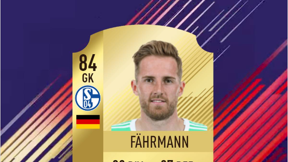 In FIFA 18 besitzt Fährmann einen Gesamtwert von 84 Punkten. Besonderheit: Fährmann nutzt innerhalb des Spiels sehr gerne die Fußabwehr