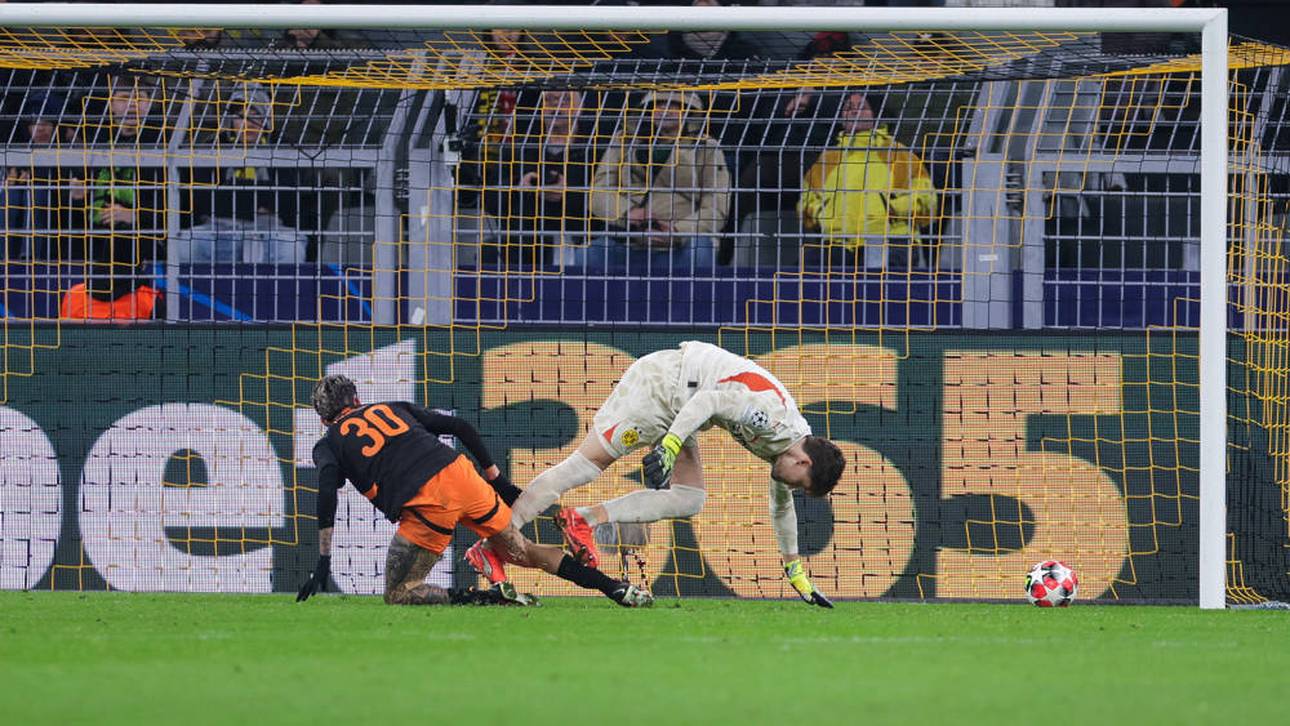 Gregor Kobel leistete sich gegen Donezk einen dicken Schnitzer