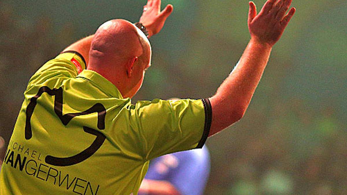 In grün lässt er sich feiern