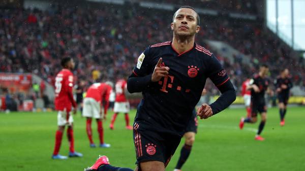 Thiago traf im dritten Bundesligaspiel in Folge für den FC Bayern