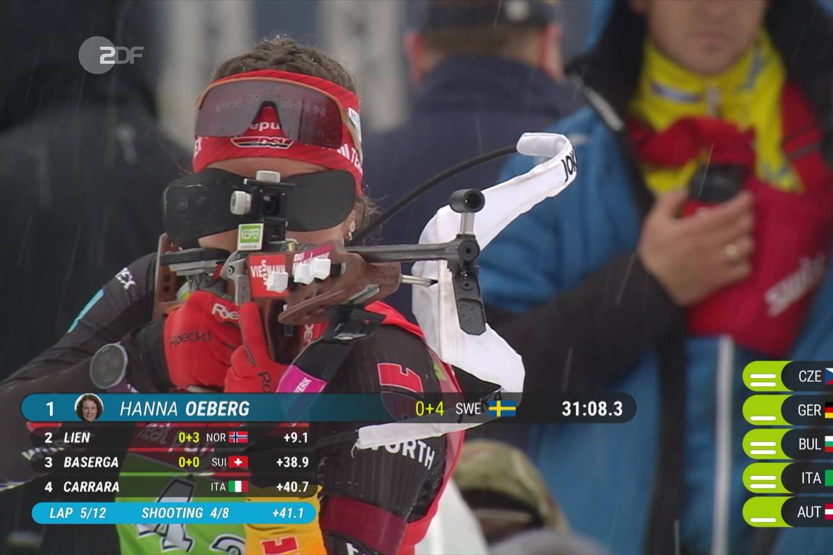 Die deutsche Mixed-Staffel mischt beim Weltcup in Pokljuka in der Spitzengruppe mit - bis Sophia Schneider bei ihrem zweiten Schießen weit zurückfällt. Die Aufholjagd der deutschen Männer kommt zu spät.