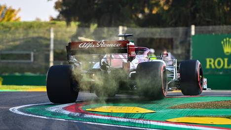 Kimi Räikkönen verpasste aufgrund einer Track-Limit-Strafe den Einzug ins Q2