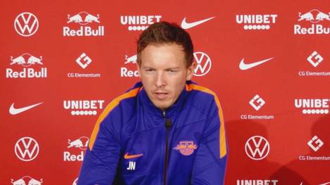 Hat Julian Nagelsmann bereits Kontakt mit dem FC Bayern aufgenommen? Diese Frage beantwortet der Coach von RB Leipzig bei einer Pressekonferenz.