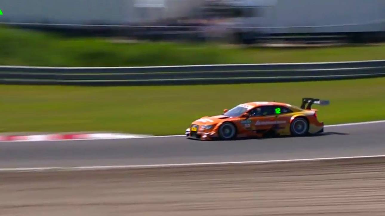 Green rast zur Pole, Mercedes glänzt