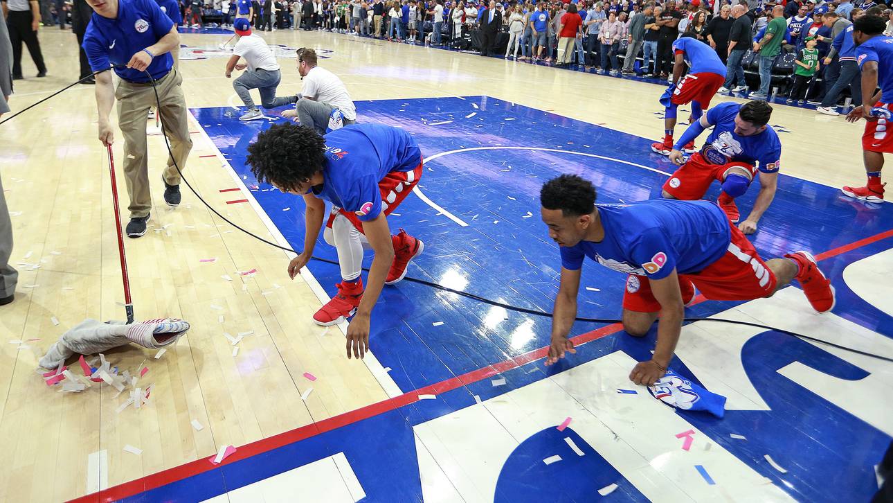 Peinliche Konfetti-Panne in der NBA