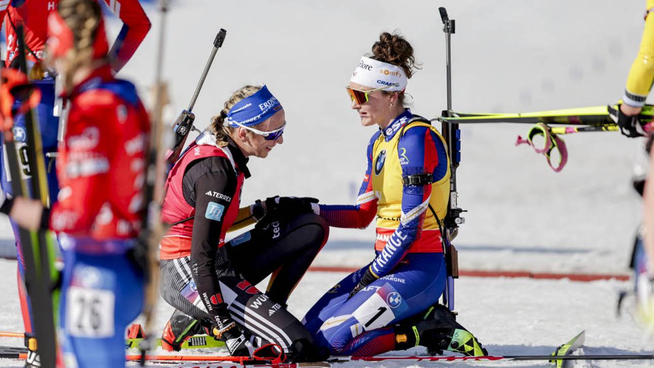 Preuß und Jeanmonnot beim Biathlon Biathlon-Weltcup in Holmenkollen 